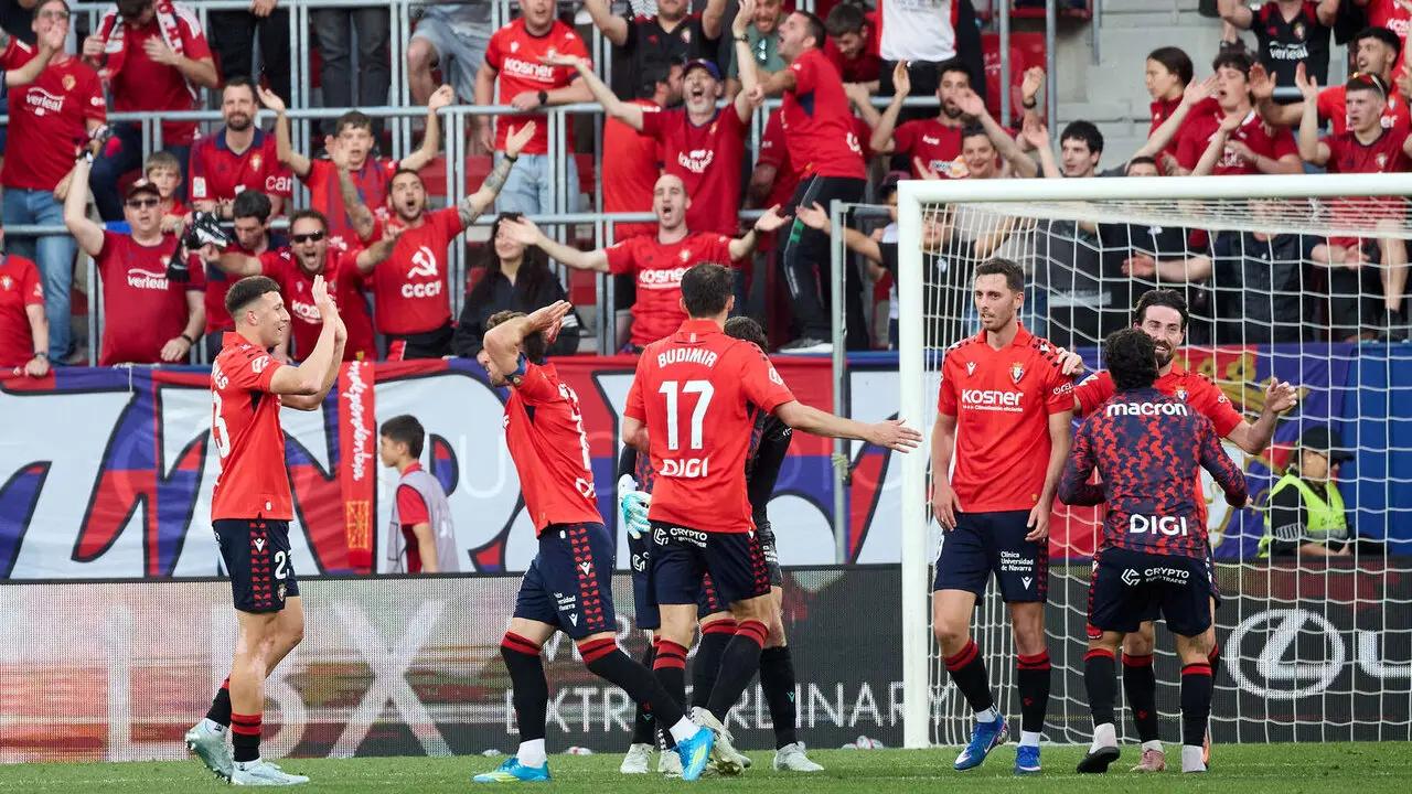 Partido de La Liga EA Sports entre CA Osasuna y Sevilla FC disputado en el estadio de El Sadar en Pamplona. I&Ntilde;IGO ALZUGARAY