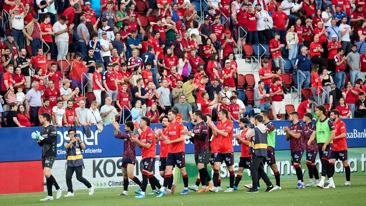 Partido de La Liga EA Sports entre CA Osasuna y Sevilla FC disputado en el estadio de El Sadar en Pamplona. I&Ntilde;IGO ALZUGARAY