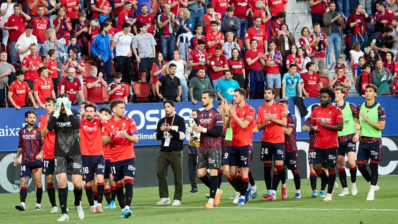 Partido de La Liga EA Sports entre CA Osasuna y Sevilla FC disputado en el estadio de El Sadar en Pamplona. I&Ntilde;IGO ALZUGARAY
