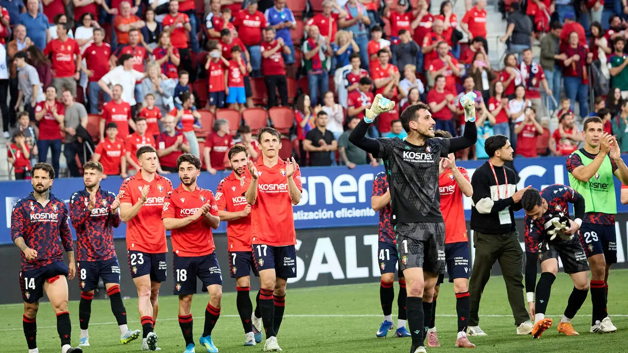 Partido de La Liga EA Sports entre CA Osasuna y Sevilla FC disputado en el estadio de El Sadar en Pamplona. I&Ntilde;IGO ALZUGARAY