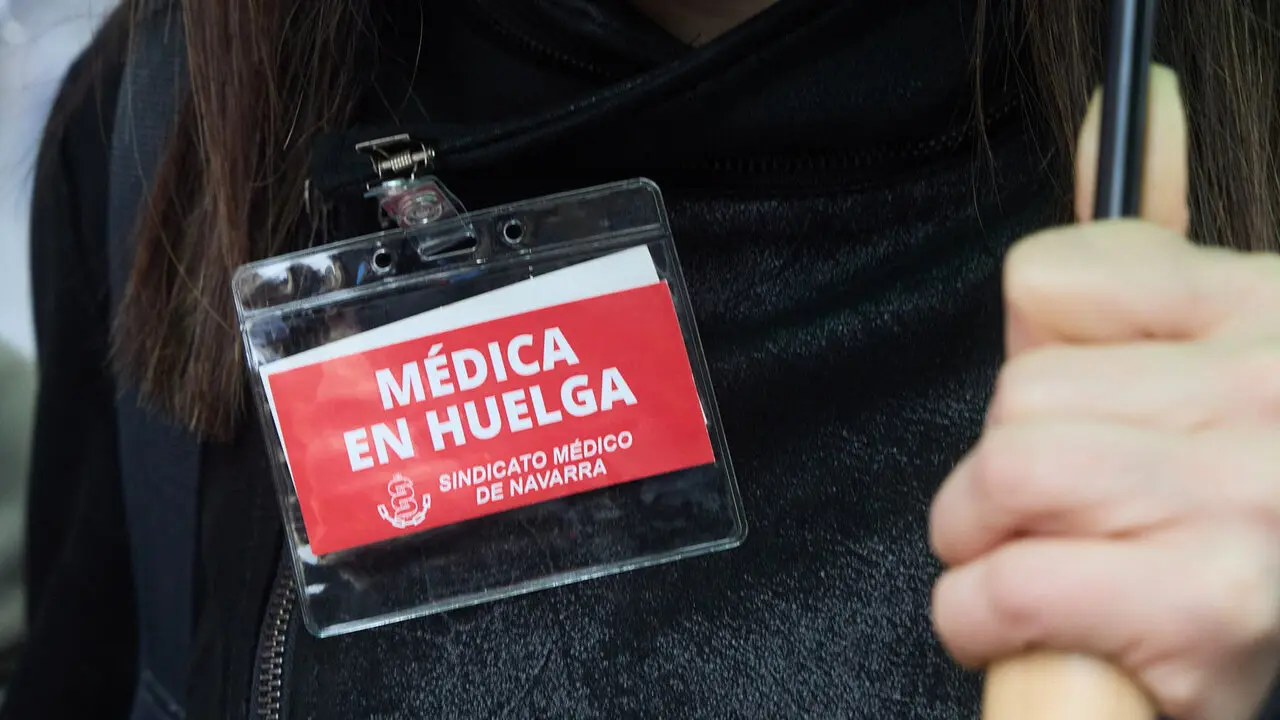 Manifestaci&oacute;n en defensa de la profesi&oacute;n m&eacute;dica convocada por el Sindicato M&eacute;dico de Navarra (SMN). NAVARRA.COM