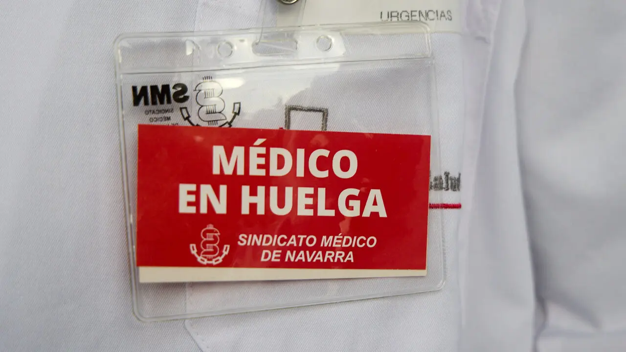Manifestaci&oacute;n en defensa de la profesi&oacute;n m&eacute;dica convocada por el Sindicato M&eacute;dico de Navarra (SMN). NAVARRA.COM
