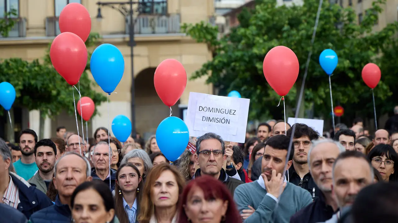 Manifestaci&oacute;n en defensa de la profesi&oacute;n m&eacute;dica convocada por el Sindicato M&eacute;dico de Navarra (SMN). NAVARRA.COM