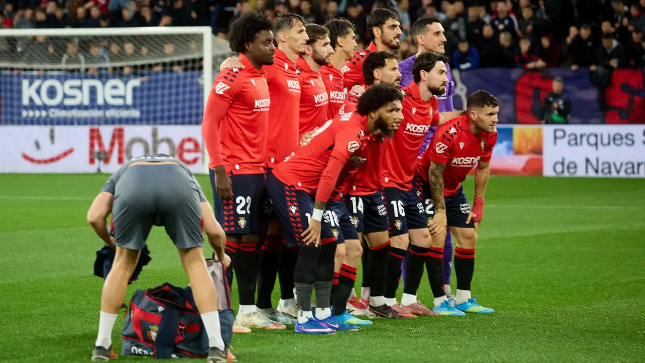 Partido de La Liga EA Sports entre CA Osasuna y FC Barcelona disputado en el estadio de El Sadar en Pamplona. I&Ntilde;IGO ALZUGARAY