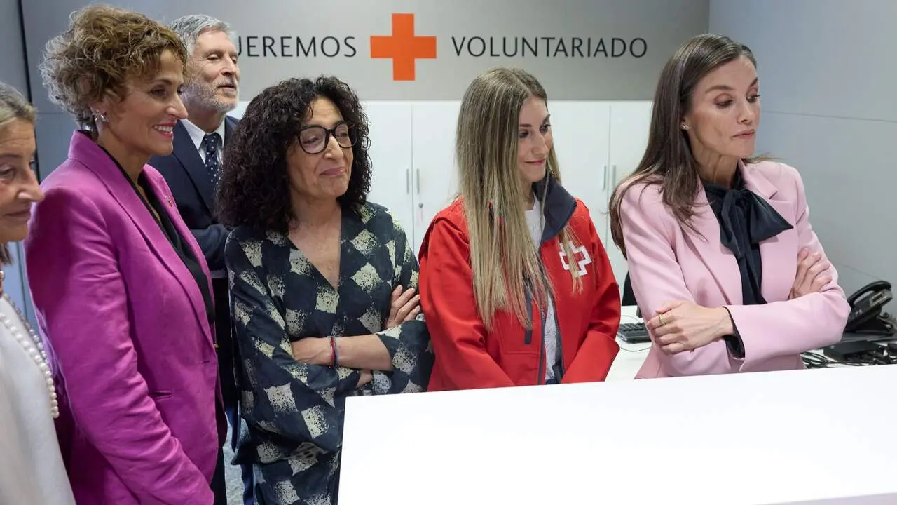 La Reina Letizia visita el Espacio Activo de Cruz Roja en Navarra. GOBIERNO DE NAVARRA