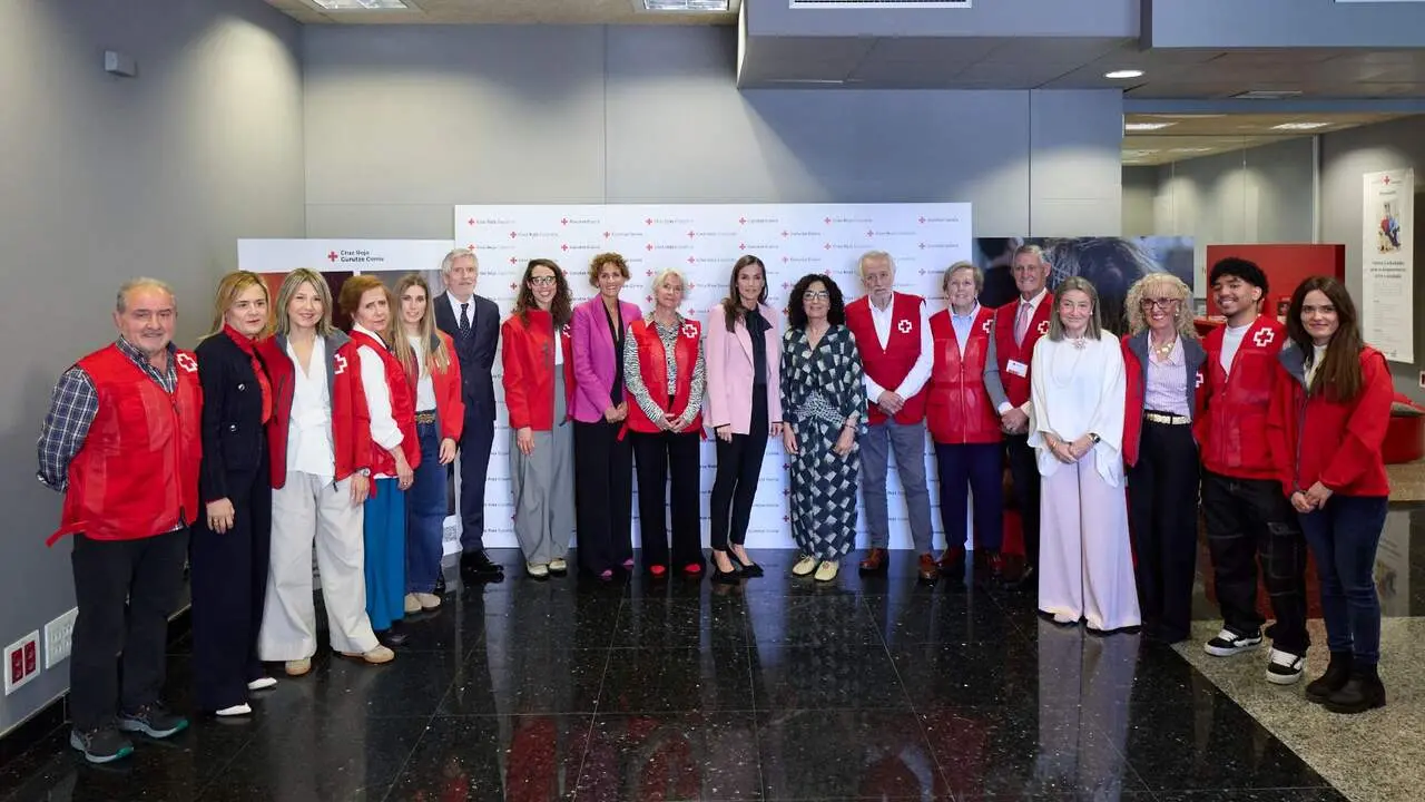 La Reina Letizia visita el Espacio Activo de Cruz Roja en Navarra. GOBIERNO DE NAVARRA