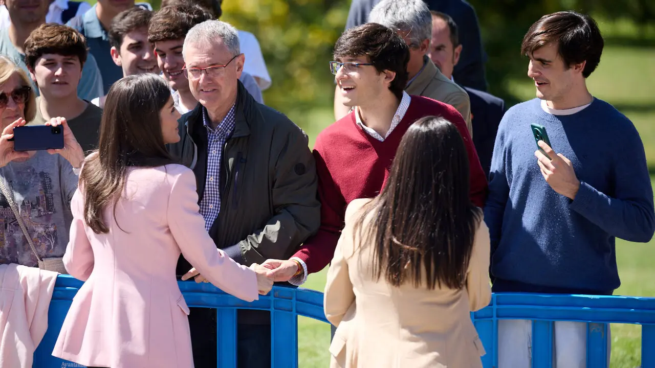 La Reina Letizia visita Pamplona para presidir el acto de conmemoraci&oacute;n del D&iacute;a Mundial de la Cruz Roja y de la Media Luna Roja, en el Museo Universidad de Navarra. I&Ntilde;IGO ALZUGARAY
