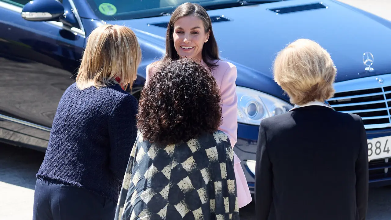 La Reina Letizia visita Pamplona para presidir el acto de conmemoraci&oacute;n del D&iacute;a Mundial de la Cruz Roja y de la Media Luna Roja, en el Museo Universidad de Navarra. I&Ntilde;IGO ALZUGARAY