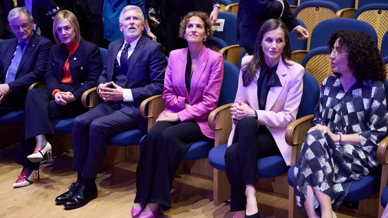 La Reina Letizia visita Pamplona para presidir el acto de conmemoraci&oacute;n del D&iacute;a Mundial de la Cruz Roja y de la Media Luna Roja, en el Museo Universidad de Navarra. I&Ntilde;IGO ALZUGARAY