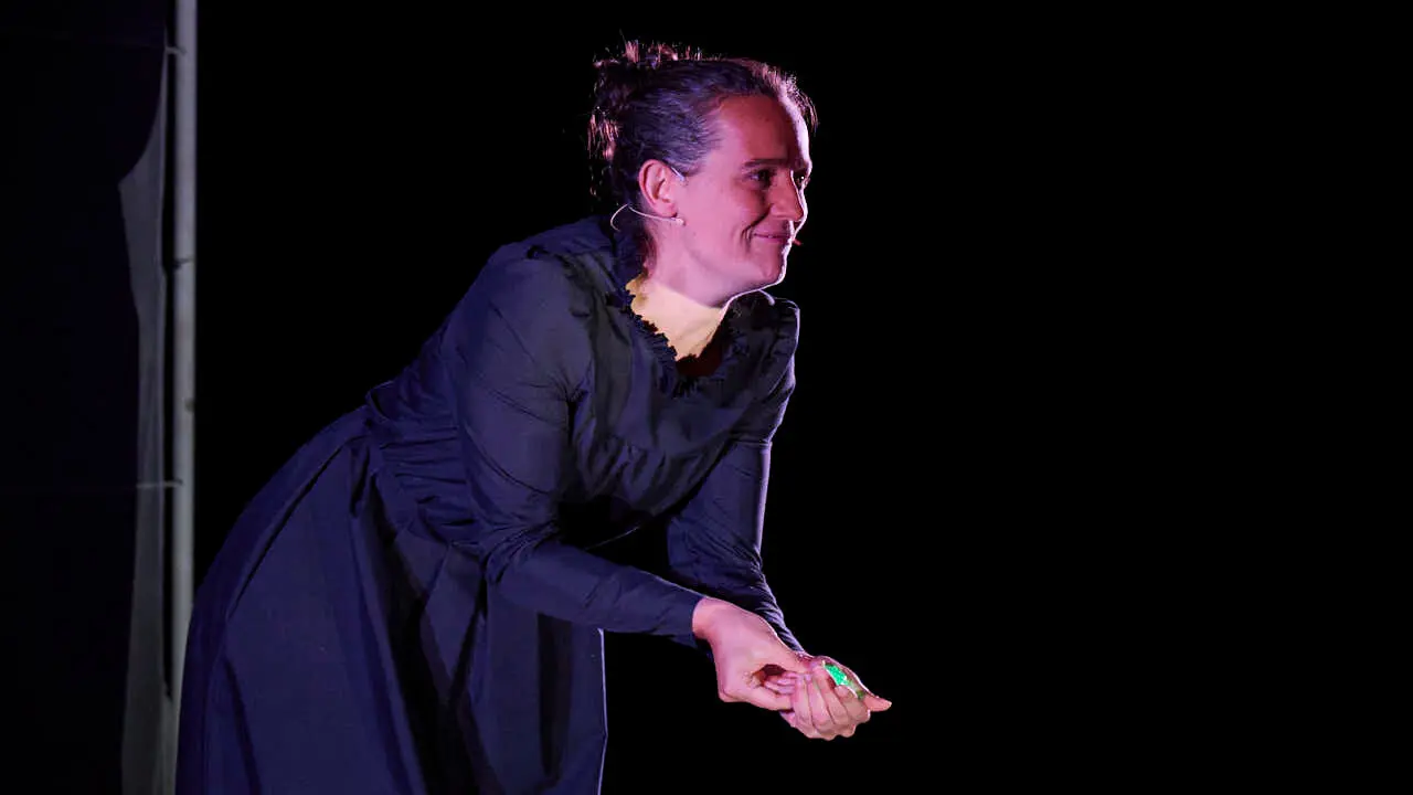 La obra de teatro &ldquo;Yo quiero ser cient&iacute;fica&rdquo;, creada e interpretada por investigadoras de la Universidad P&uacute;blica de Navarra (UPNA), para el fomento de las vocaciones STEM en ni&ntilde;as. PABLO LASAOSA