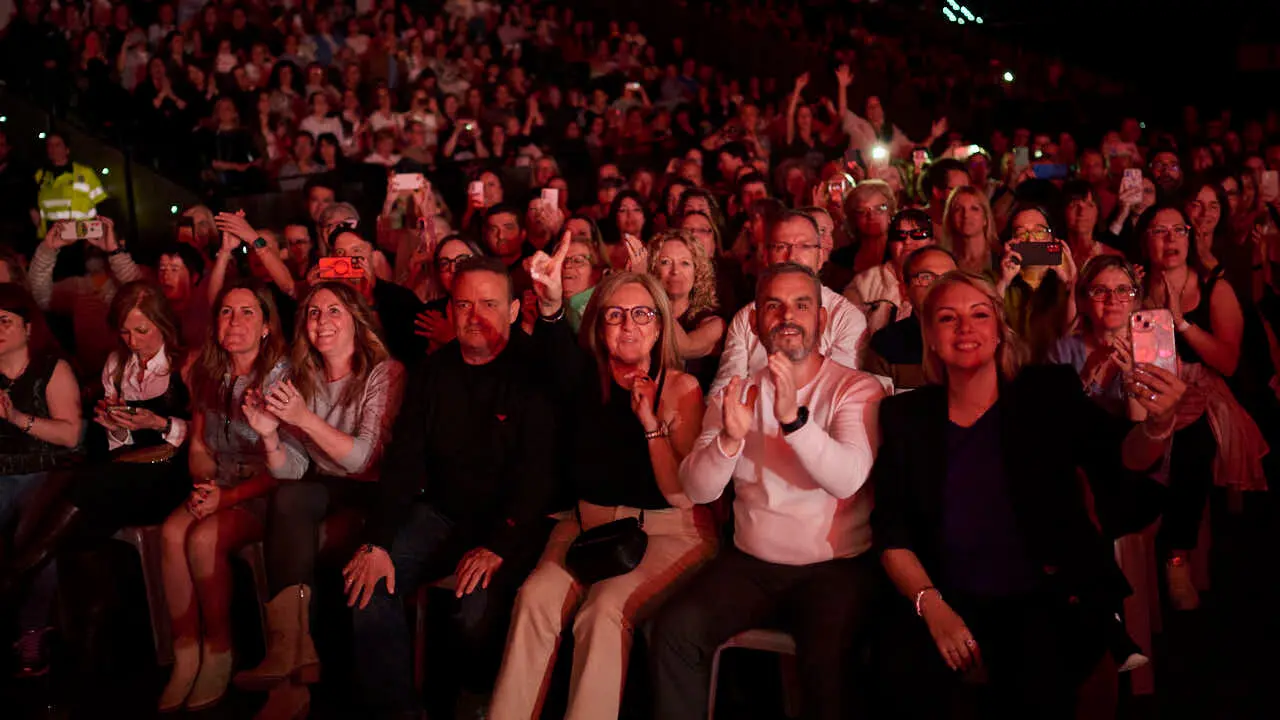 Sergio Dalma ofrece un concierto en Navarra Arena. PABLO LASAOSA