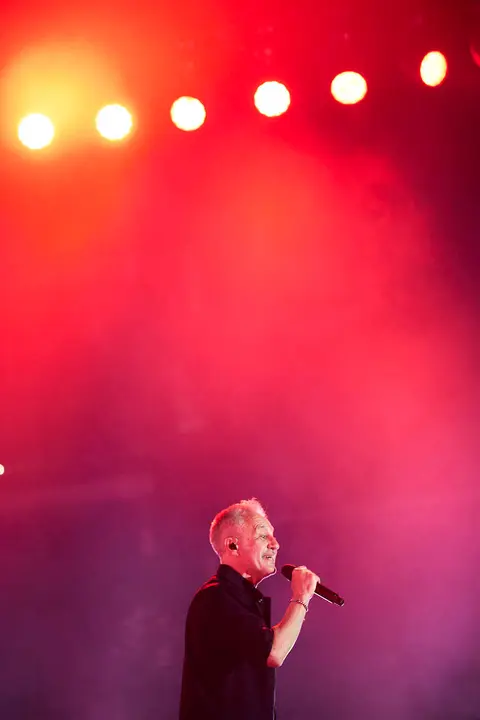 Sergio Dalma ofrece un concierto en Navarra Arena. PABLO LASAOSA