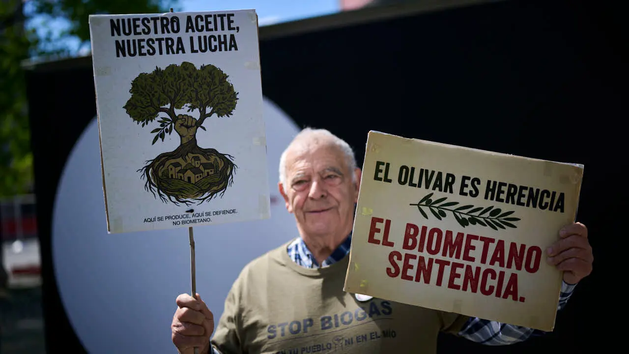 Plataformas contrarias a las plantas de biog&aacute;s proyectadas en varios municipios convocan una manifestaci&oacute;n de rechazo. PABLO LASAOSA