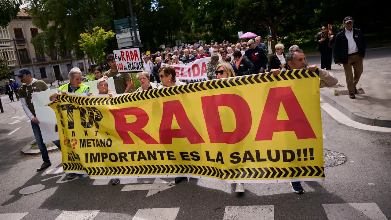 Plataformas contrarias a las plantas de biog&aacute;s proyectadas en varios municipios convocan una manifestaci&oacute;n de rechazo. PABLO LASAOSA
