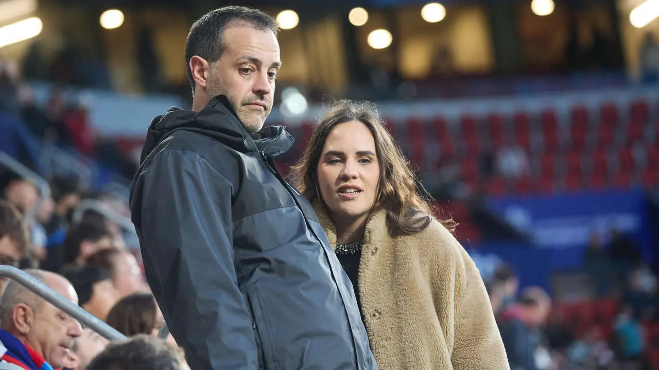 La grada del estadio de El Sadar durante el partido de La Liga EA Sports entre CA Osasuna y Atl&eacute;tico Madrid disputado en Pamplona. I&Ntilde;IGO ALZUGARAY