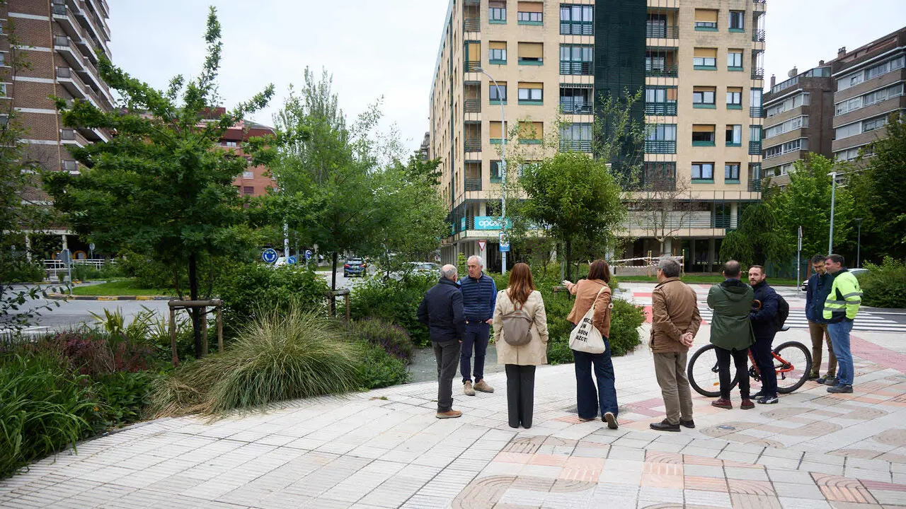 La Gerencia de Urbanismo y la Comisi&oacute;n de Urbanismo del Ayuntamiento visitan las obras de la tercera fase del proyecto Fuente del Hierro Verde. I&Ntilde;IGO ALZUGARAY