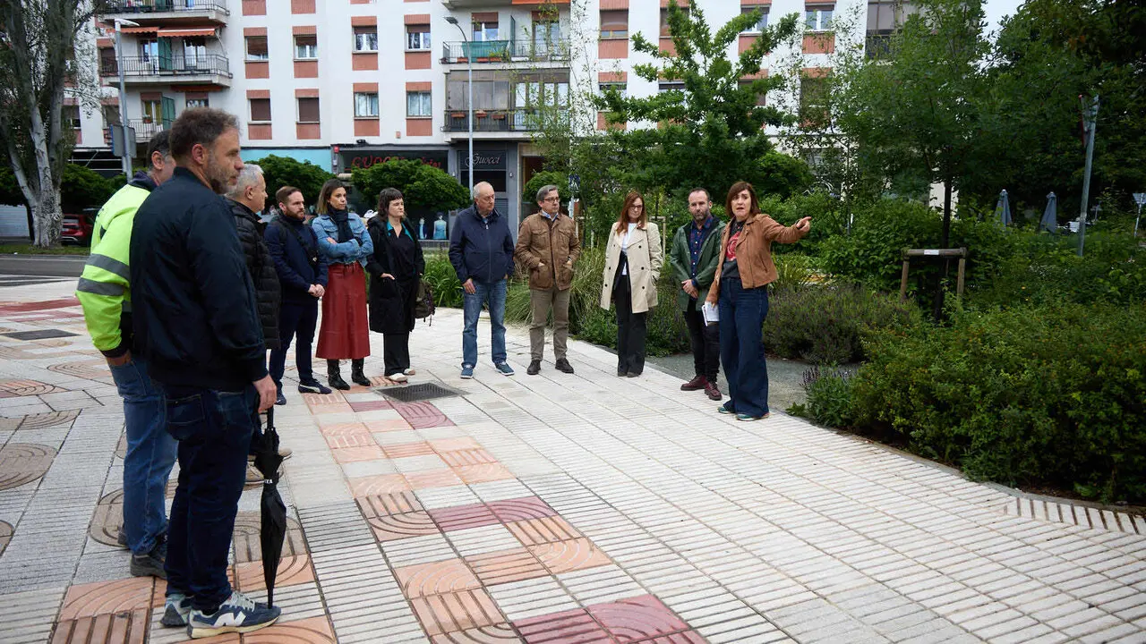 La Gerencia de Urbanismo y la Comisi&oacute;n de Urbanismo del Ayuntamiento visitan las obras de la tercera fase del proyecto Fuente del Hierro Verde. I&Ntilde;IGO ALZUGARAY