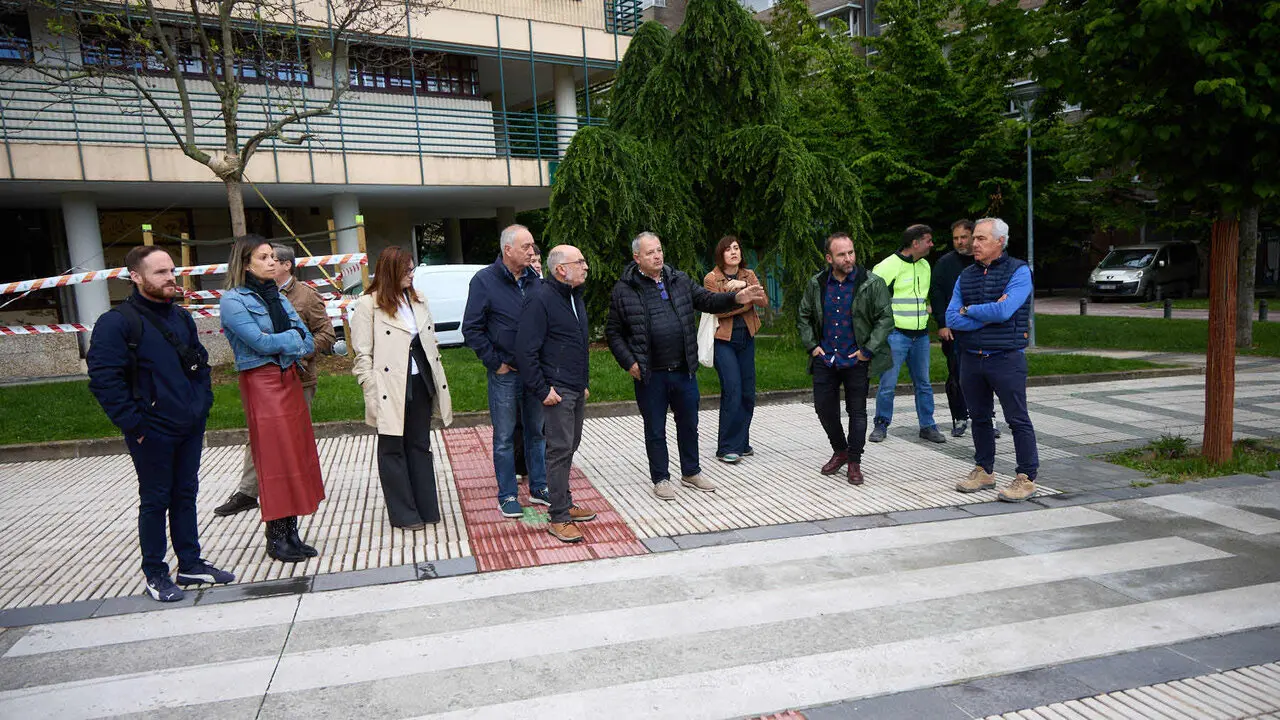 La Gerencia de Urbanismo y la Comisi&oacute;n de Urbanismo del Ayuntamiento visitan las obras de la tercera fase del proyecto Fuente del Hierro Verde. I&Ntilde;IGO ALZUGARAY