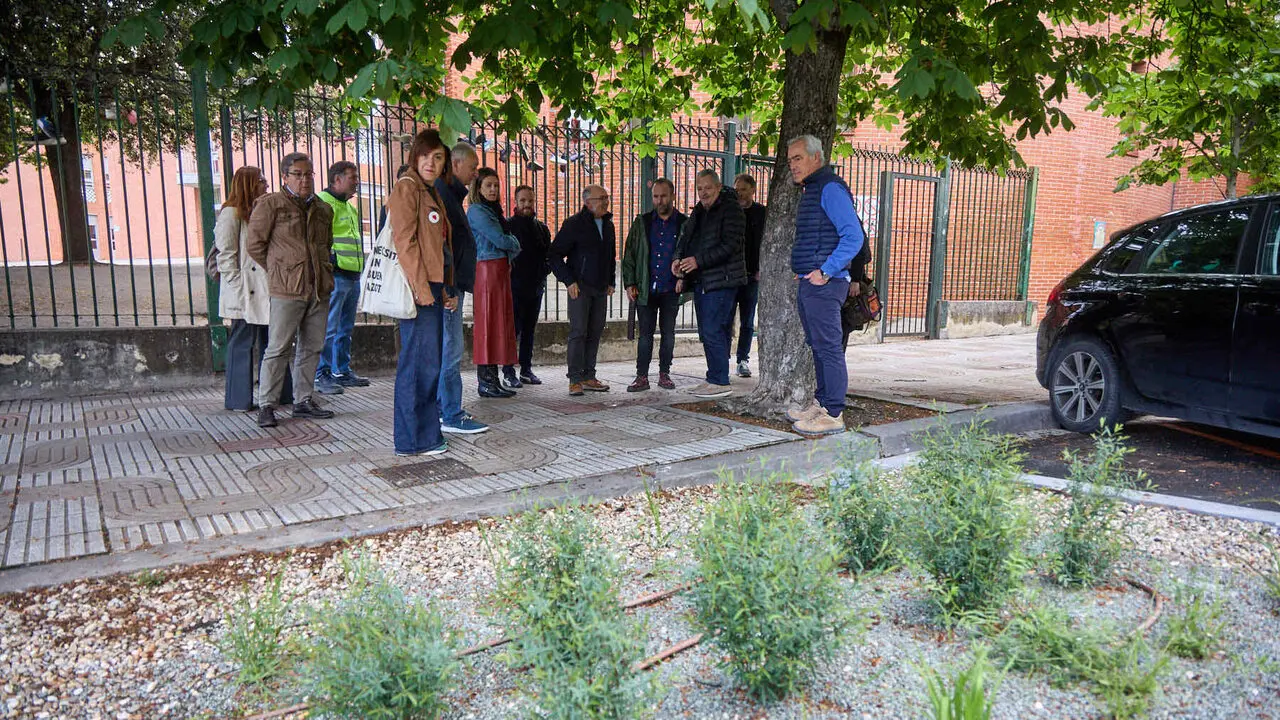 La Gerencia de Urbanismo y la Comisi&oacute;n de Urbanismo del Ayuntamiento visitan las obras de la tercera fase del proyecto Fuente del Hierro Verde. I&Ntilde;IGO ALZUGARAY