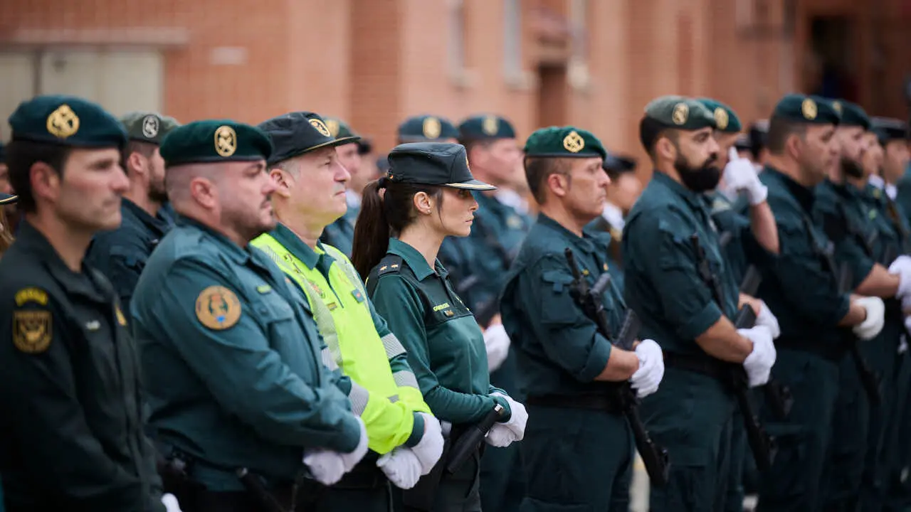 La Guardia Civil de Navarra celebra el 182 aniversario de su Fundaci&oacute;n en Pamplona. PABLO LASAOSA