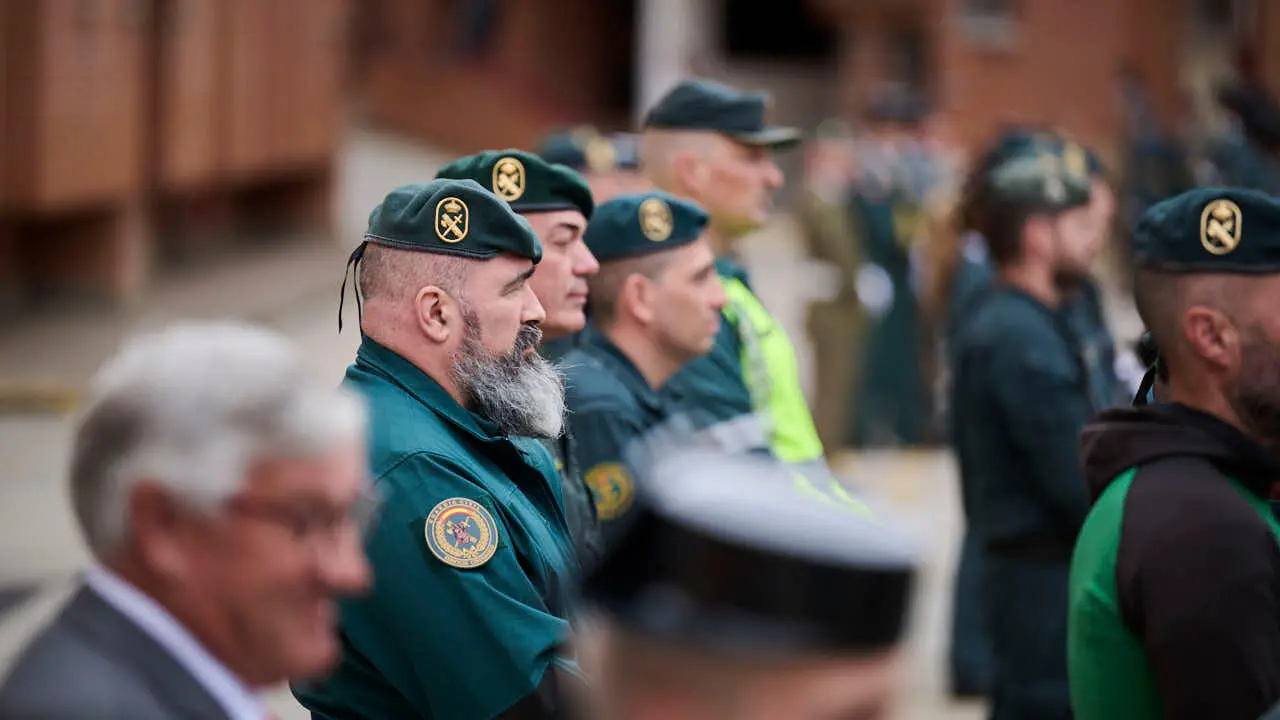 La Guardia Civil de Navarra celebra el 182 aniversario de su Fundaci&oacute;n en Pamplona. PABLO LASAOSA