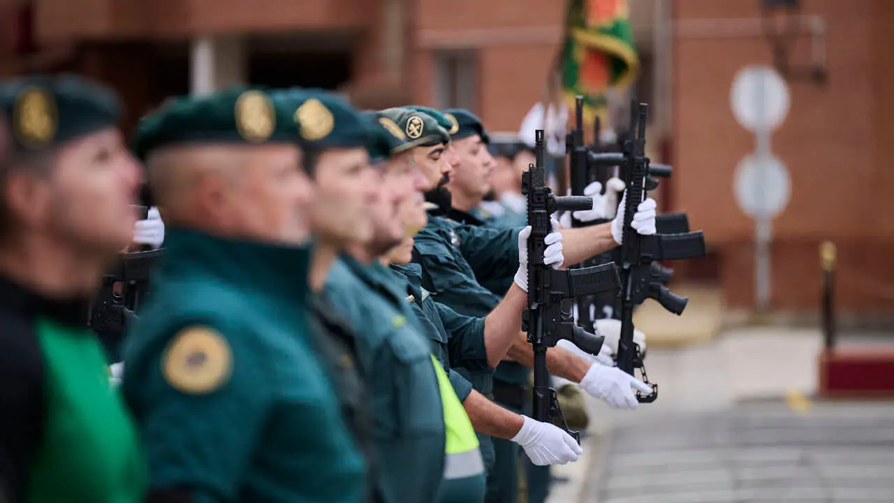 La Guardia Civil de Navarra celebra el 182 aniversario de su Fundaci&oacute;n en Pamplona. PABLO LASAOSA