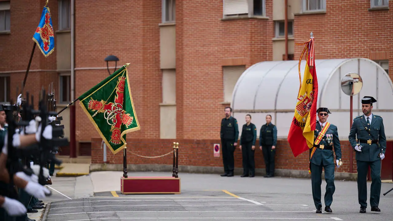 La Guardia Civil de Navarra celebra el 182 aniversario de su Fundaci&oacute;n en Pamplona. PABLO LASAOSA