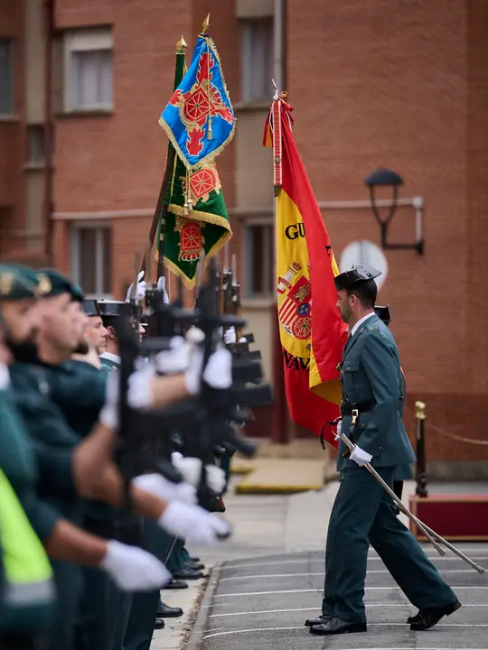 La Guardia Civil de Navarra celebra el 182 aniversario de su Fundaci&oacute;n en Pamplona. PABLO LASAOSA