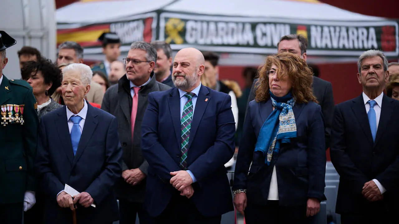 La Guardia Civil de Navarra celebra el 182 aniversario de su Fundaci&oacute;n en Pamplona. PABLO LASAOSA