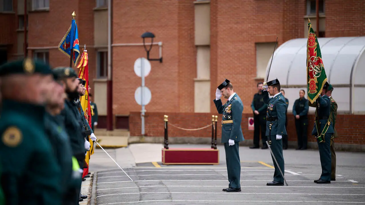 La Guardia Civil de Navarra celebra el 182 aniversario de su Fundaci&oacute;n en Pamplona. PABLO LASAOSA