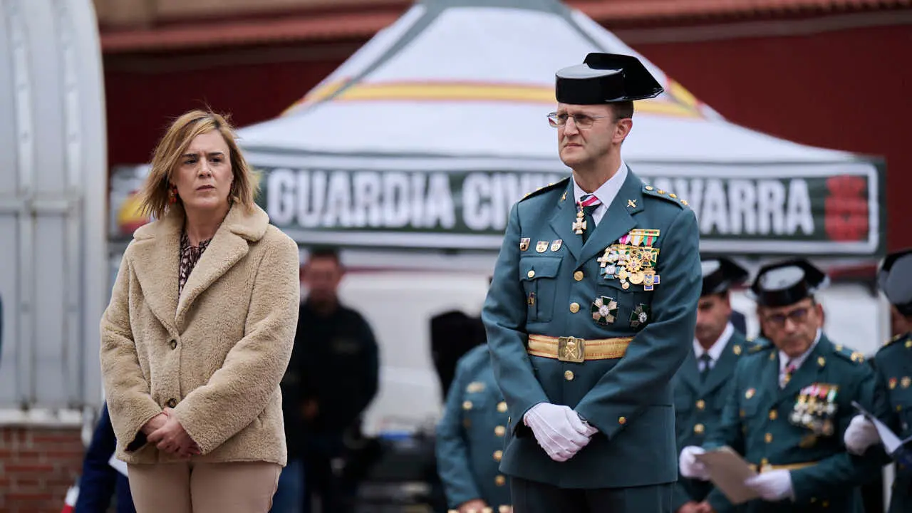 La Guardia Civil de Navarra celebra el 182 aniversario de su Fundaci&oacute;n en Pamplona. PABLO LASAOSA