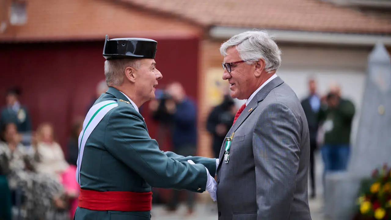 La Guardia Civil de Navarra celebra el 182 aniversario de su Fundaci&oacute;n en Pamplona. PABLO LASAOSA