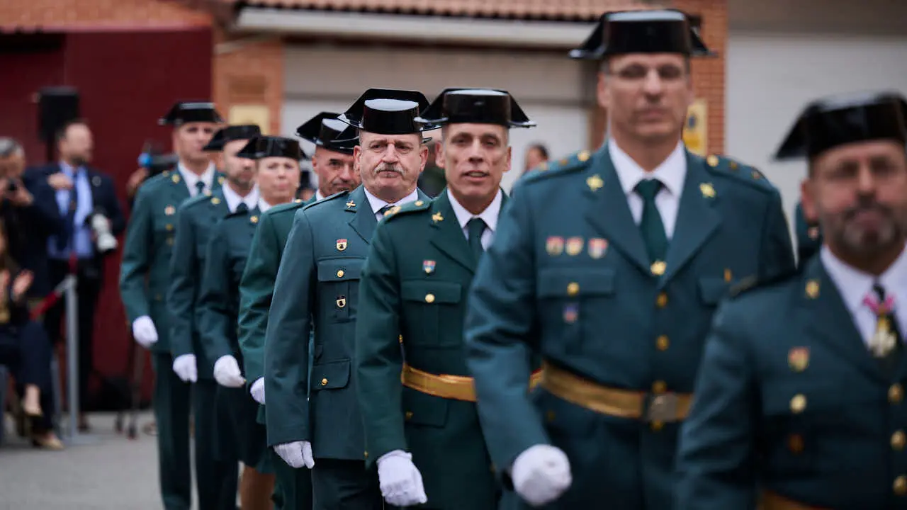 La Guardia Civil de Navarra celebra el 182 aniversario de su Fundaci&oacute;n en Pamplona. PABLO LASAOSA