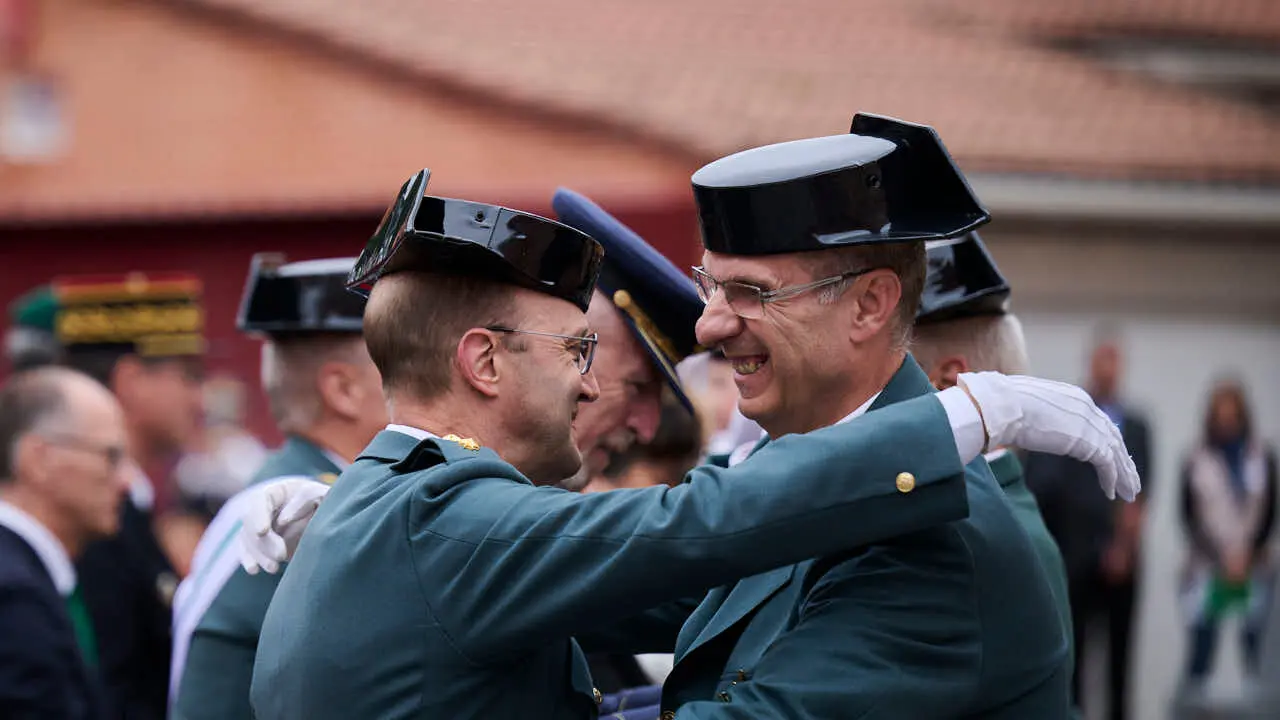 La Guardia Civil de Navarra celebra el 182 aniversario de su Fundaci&oacute;n en Pamplona. PABLO LASAOSA