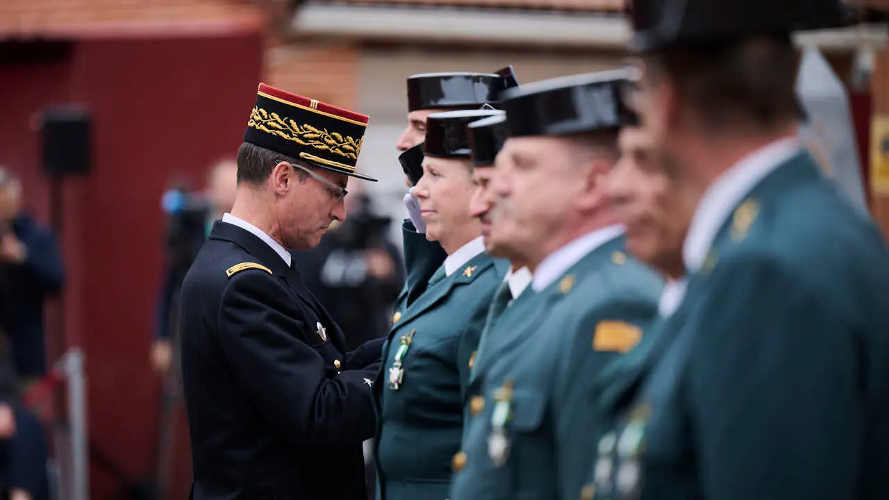 La Guardia Civil de Navarra celebra el 182 aniversario de su Fundaci&oacute;n en Pamplona. PABLO LASAOSA