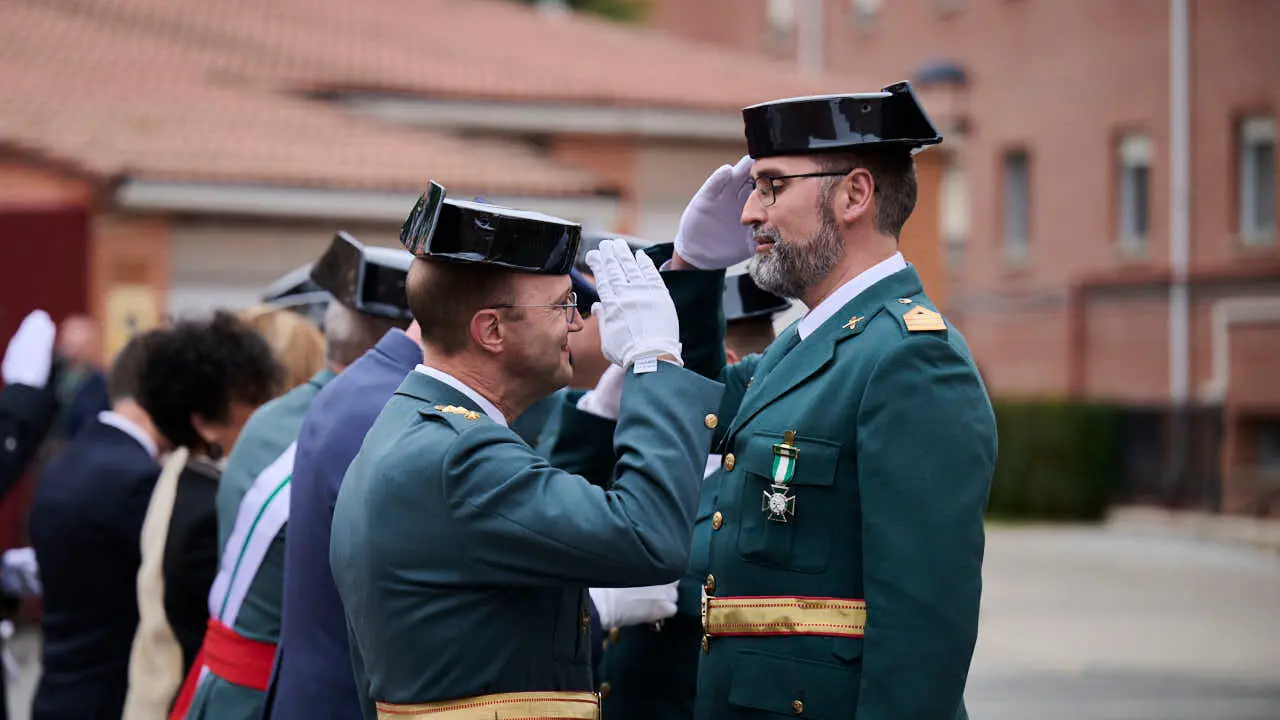 La Guardia Civil de Navarra celebra el 182 aniversario de su Fundaci&oacute;n en Pamplona. PABLO LASAOSA