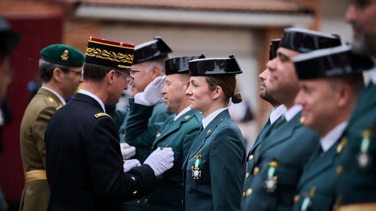 La Guardia Civil de Navarra celebra el 182 aniversario de su Fundaci&oacute;n en Pamplona. PABLO LASAOSA