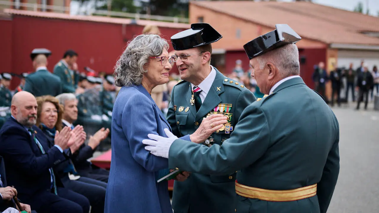 La Guardia Civil de Navarra celebra el 182 aniversario de su Fundaci&oacute;n en Pamplona. PABLO LASAOSA