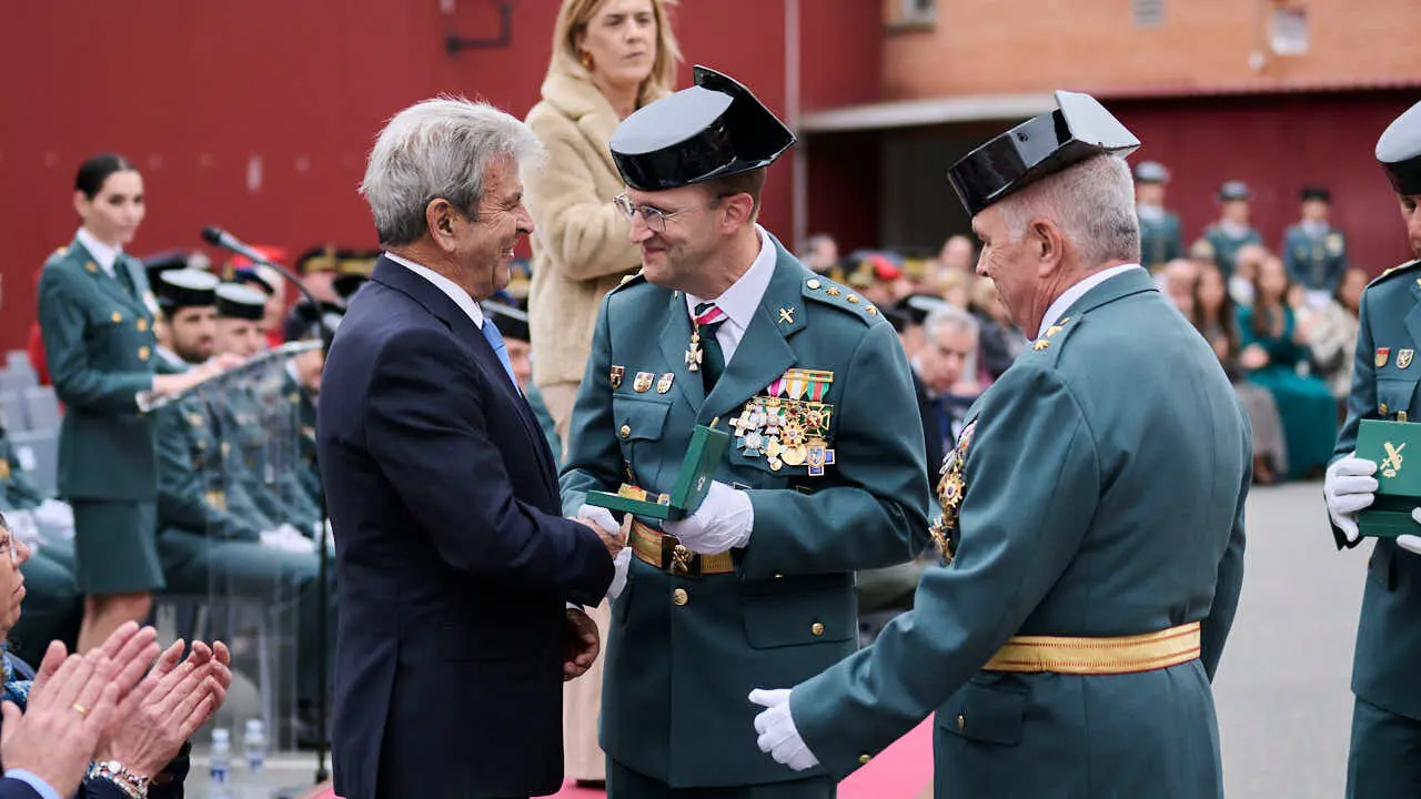 La Guardia Civil de Navarra celebra el 182 aniversario de su Fundaci&oacute;n en Pamplona. PABLO LASAOSA