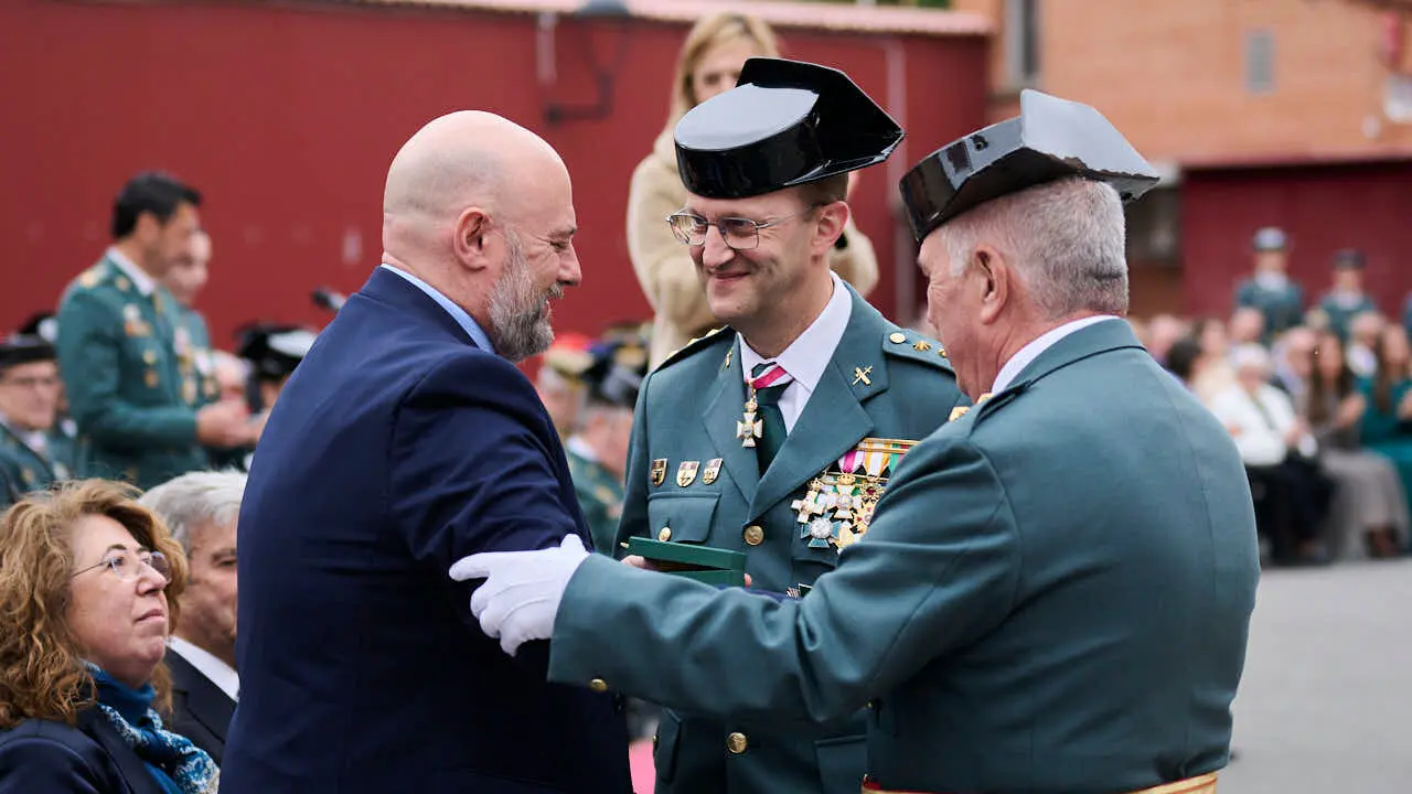 La Guardia Civil de Navarra celebra el 182 aniversario de su Fundaci&oacute;n en Pamplona. PABLO LASAOSA