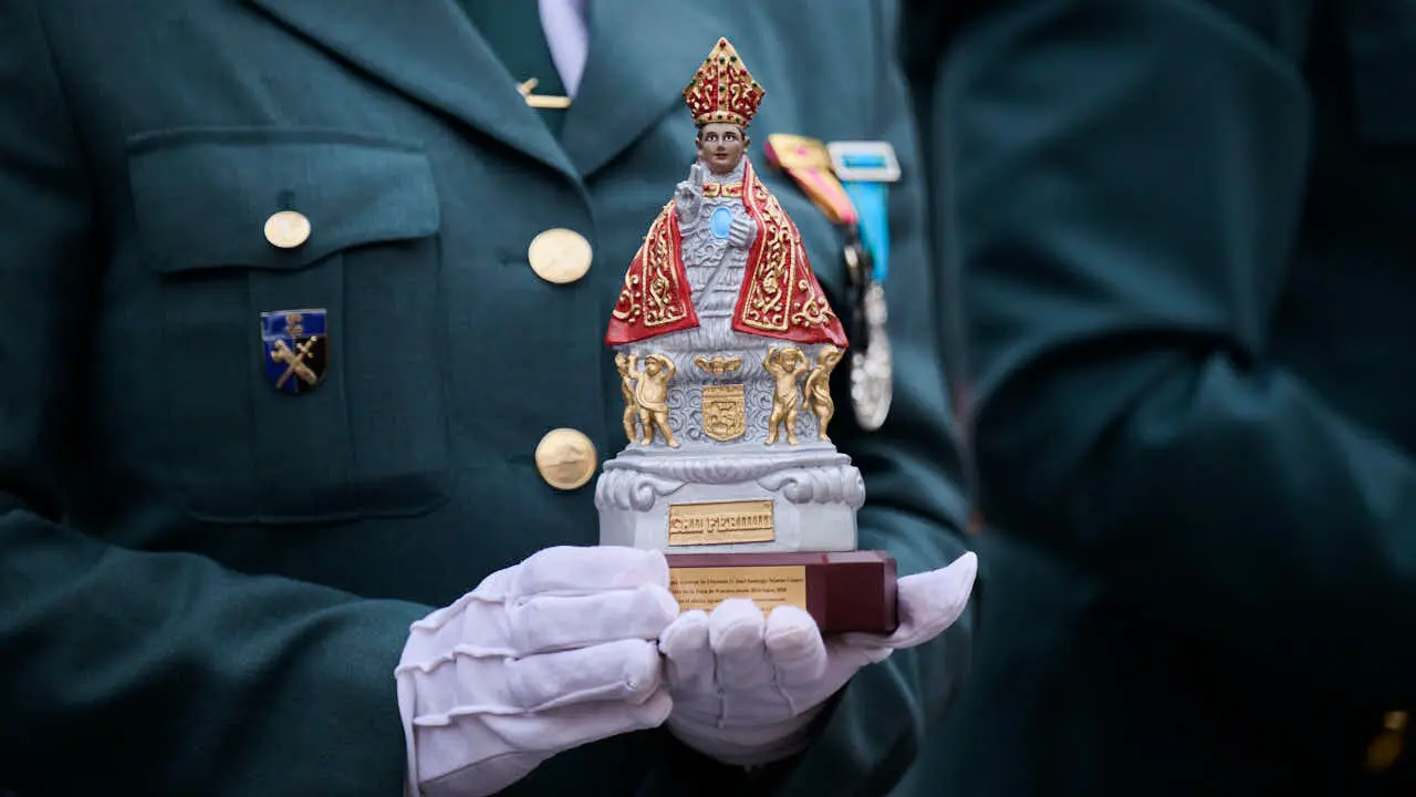 La Guardia Civil de Navarra celebra el 182 aniversario de su Fundaci&oacute;n en Pamplona. PABLO LASAOSA