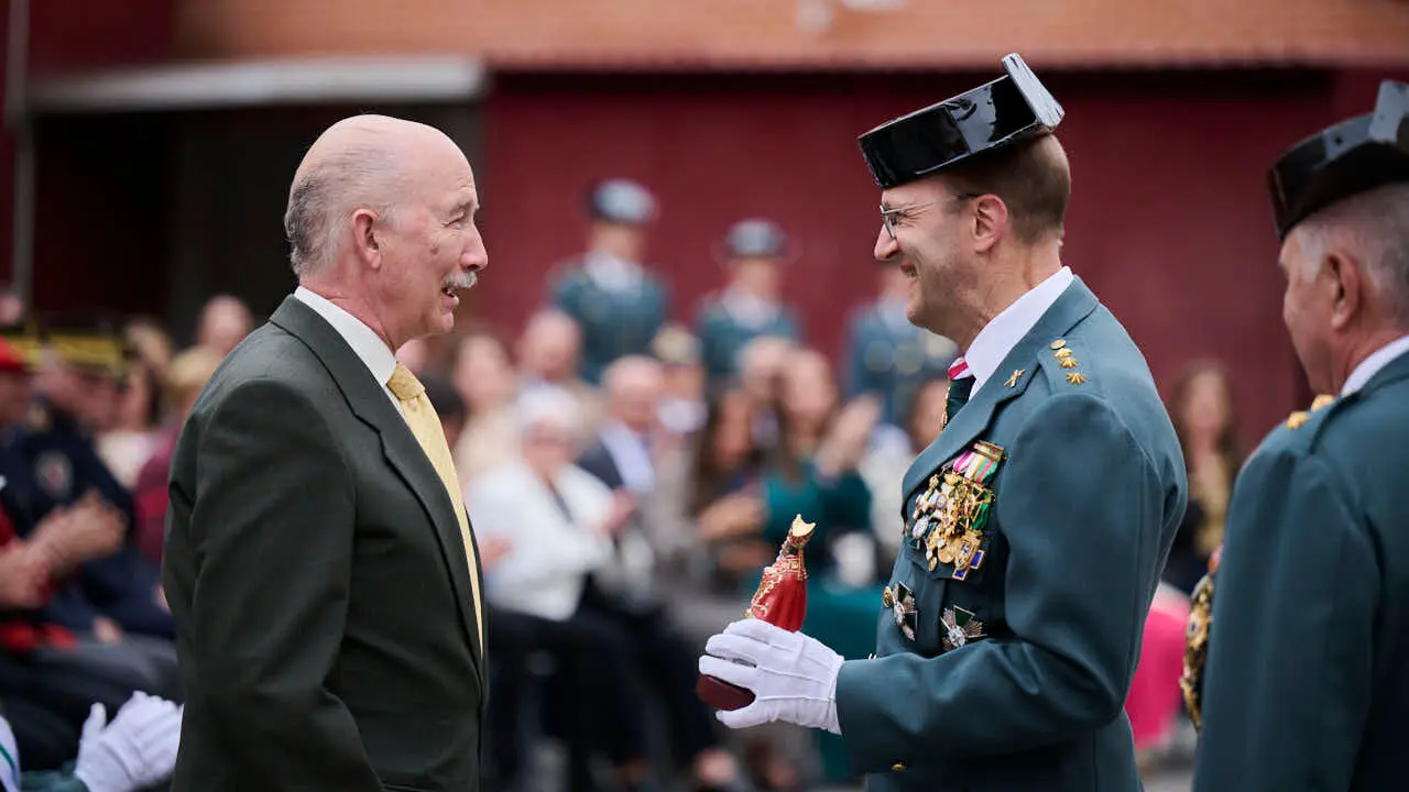 La Guardia Civil de Navarra celebra el 182 aniversario de su Fundaci&oacute;n en Pamplona. PABLO LASAOSA