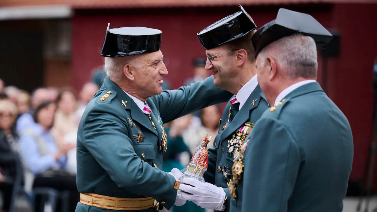 La Guardia Civil de Navarra celebra el 182 aniversario de su Fundaci&oacute;n en Pamplona. PABLO LASAOSA