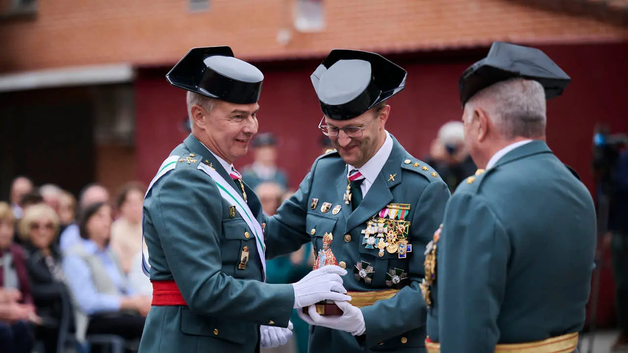 La Guardia Civil de Navarra celebra el 182 aniversario de su Fundaci&oacute;n en Pamplona. PABLO LASAOSA