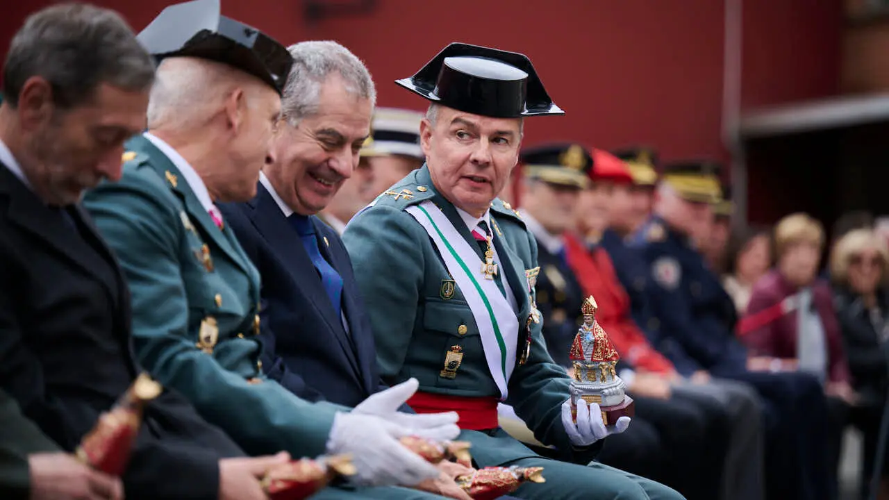 La Guardia Civil de Navarra celebra el 182 aniversario de su Fundaci&oacute;n en Pamplona. PABLO LASAOSA