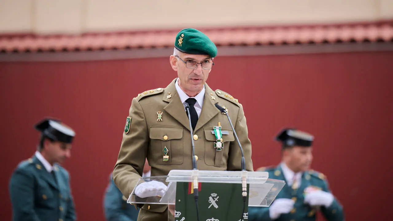 La Guardia Civil de Navarra celebra el 182 aniversario de su Fundaci&oacute;n en Pamplona. PABLO LASAOSA