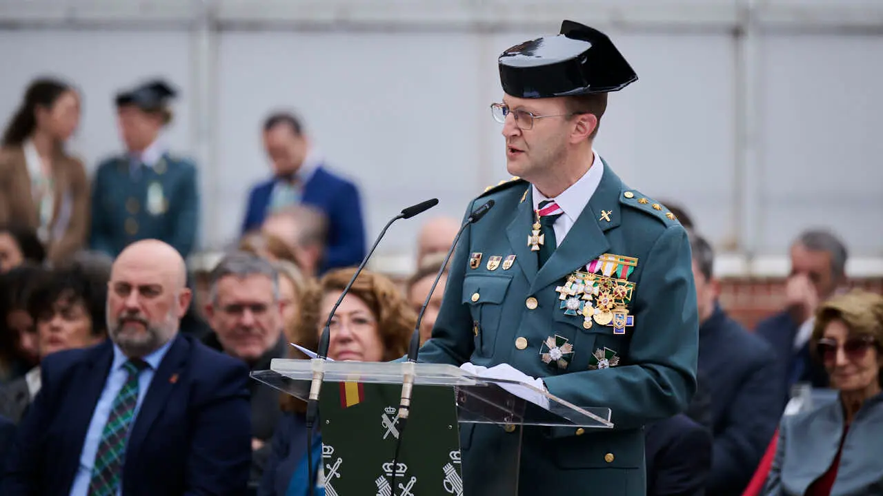 La Guardia Civil de Navarra celebra el 182 aniversario de su Fundaci&oacute;n en Pamplona. PABLO LASAOSA
