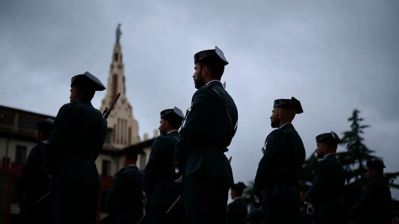 La Guardia Civil de Navarra celebra el 182 aniversario de su Fundaci&oacute;n en Pamplona. PABLO LASAOSA