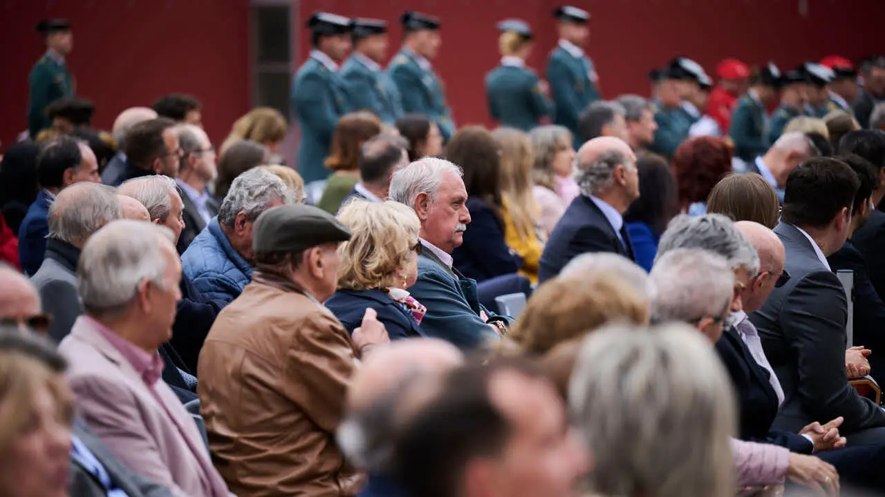 La Guardia Civil de Navarra celebra el 182 aniversario de su Fundaci&oacute;n en Pamplona. PABLO LASAOSA