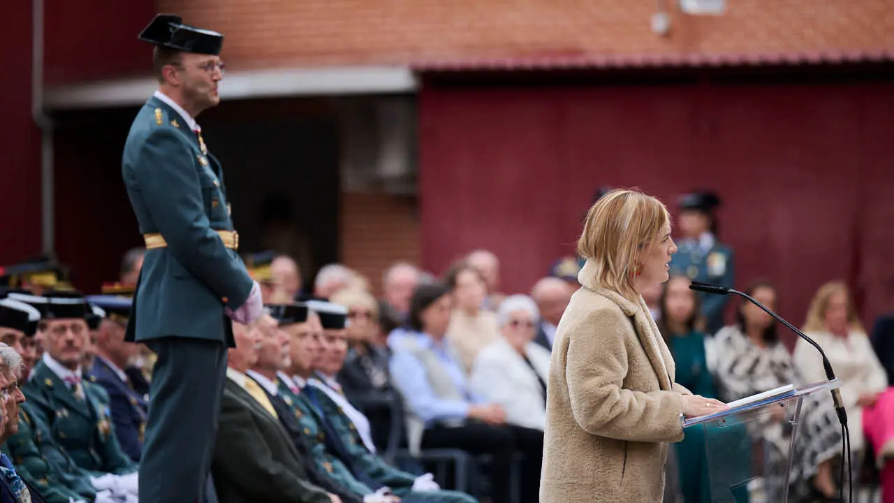 La Guardia Civil de Navarra celebra el 182 aniversario de su Fundaci&oacute;n en Pamplona. PABLO LASAOSA